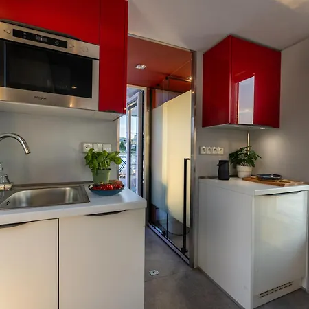 Romantic Houseboat Neptun In Prague With Paddle Boat ספינת מלון